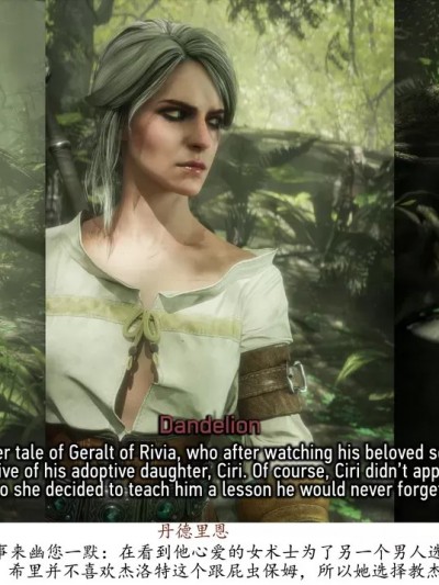 [可可爱爱瓜皮个人翻译][Currysfm] Ciri’s Lesson