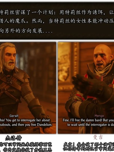 [可可爱爱瓜皮个人翻译][Currysfm] Triss loses control