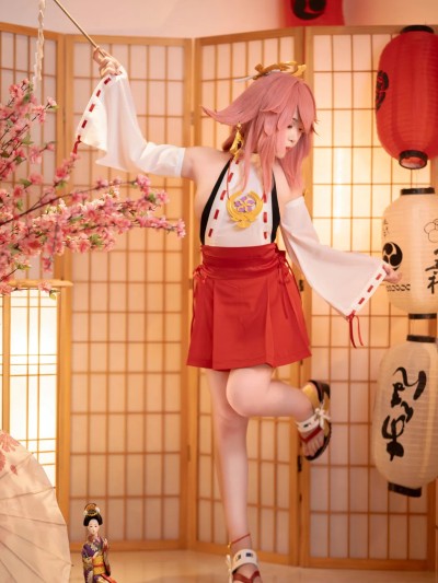 Bangni邦尼 cosplay Yae Miko – Genshin Impact