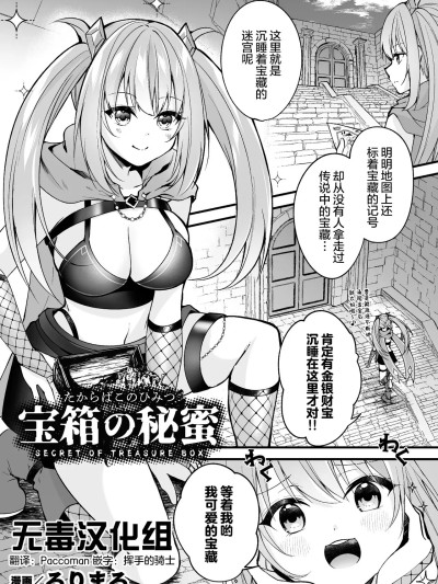 [无毒汉化组] [るりまる] 宝箱の秘蜜 (二次元コミックマガジン ミミックに陵辱されるヒロイン Vol.1) [中国翻訳]