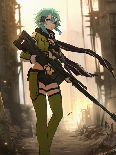 [Lem0nen] [Request] SAO/GGO – Sinon/シノン (274P) (Patreon) [AI Generated]