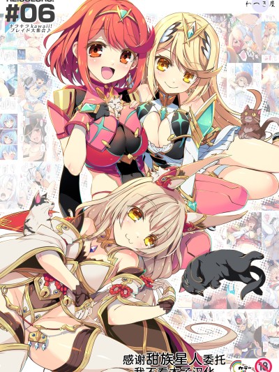 [甜族星人x我不看本子汉化] (C106)[わつき屋 (わつきるみ、结城成)] RE：COLORS!#06 キラキラkawaii! ブレイド大集合♪ (ゼノブレイドシリーズ) [DL版]