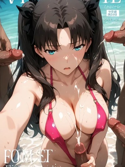 [wen] 远坂凛 远坂凛 (泳装 水着) [AI Generated]