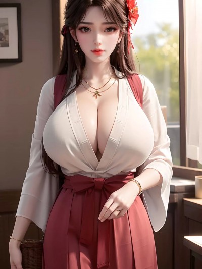 [AI Generated] 完美世界 火灵儿 巨乳